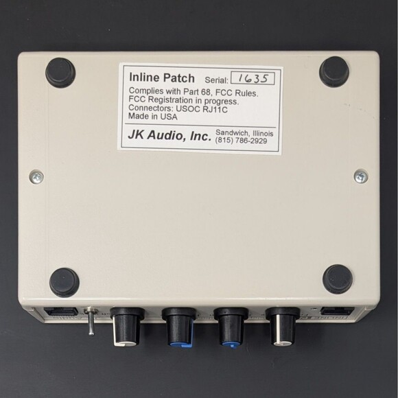 JK Audio Inline Patch Telephone Audio Interface With AC Adapter Great Condition - Picture 7 of 10